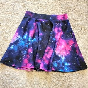 Hot Topic Galaxy Skirt (with pockets!)